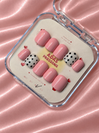 Pink polka